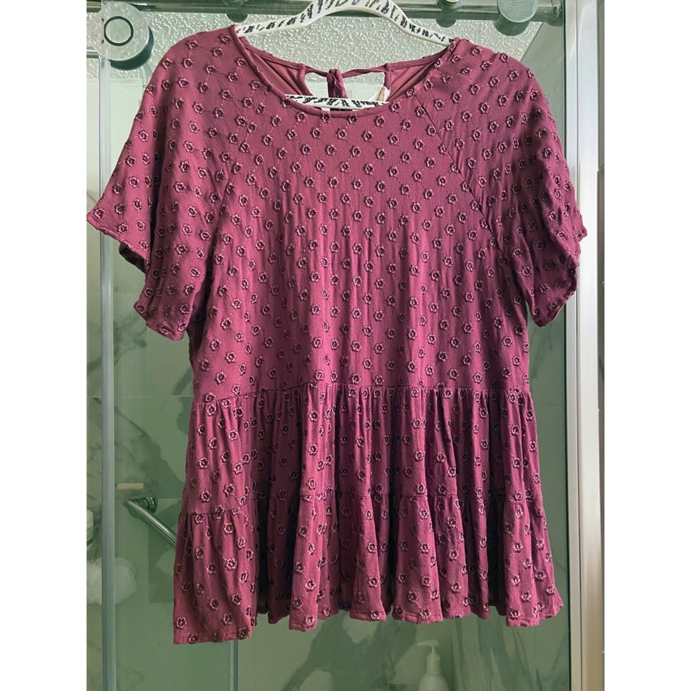 Altar’d state peplum top